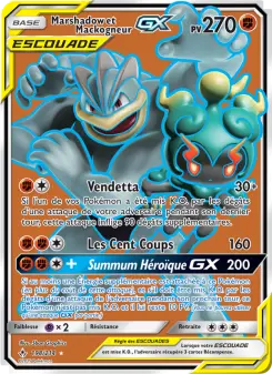 Carte Pokémon Marshadow et Mackogneur GX