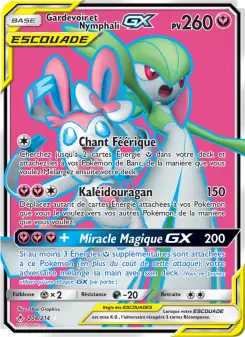 Carte Pokémon Gardevoir et Nymphali GX