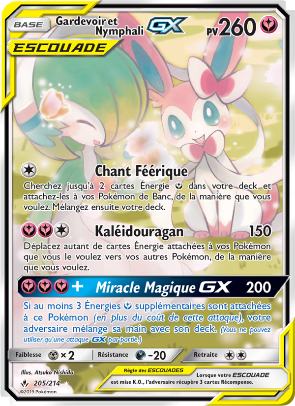 Gardevoir et Nymphali GX