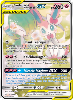 Gardevoir et Nymphali GX