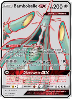 Carte Pokémon Bamboiselle GX