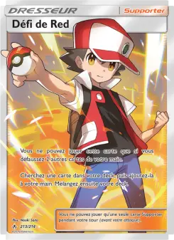 Photo carte Pokemon Défi de Red Alliance Infaillible 213/214