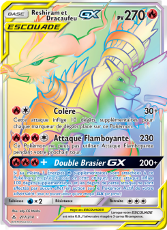 Reshiram et Dracaufeu GX
