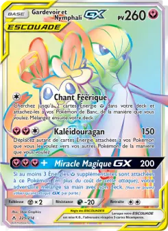 Carte Pokémon Gardevoir et Nymphali GX