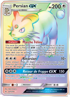 Carte Pokémon Persian GX