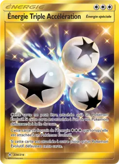 Carte Pokémon Énergie Triple Accélération