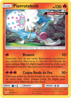 Photo carte Pokemon Pierroteknik Alliance Infaillible 32/214