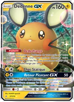Carte Pokémon Dedenne GX