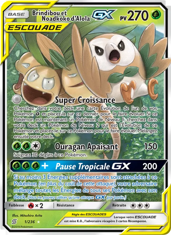 Brindibou et Noadkoko d’Alola GX