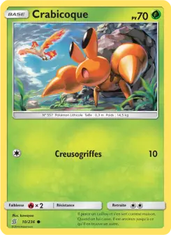 Carte Pokémon Crabicoque
