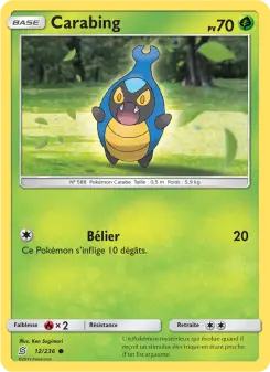 Carte Pokémon Carabing