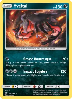 Photo carte Pokemon Yveltal Harmonie des Esprits 139/236