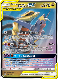 Carchacrok et Giratina GX