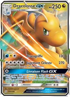 Carte Pokémon Dracolosse GX