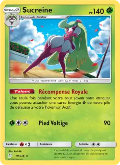 Carte Pokémon Sucreine