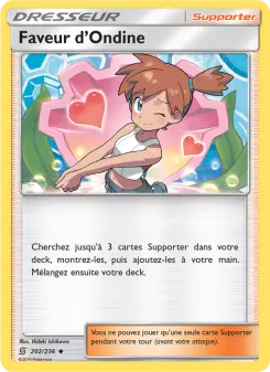 Carte Pokémon Faveur d’Ondine