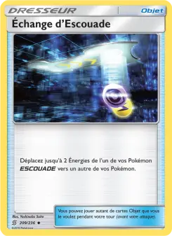 Carte Pokémon Échange d’Escouade