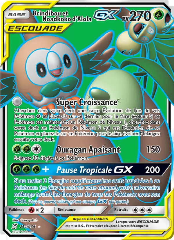 Brindibou et Noadkoko d’Alola GX