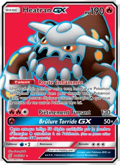 Carte Pokémon Heatran GX