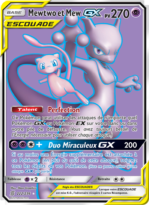 Mewtwo et Mew GX