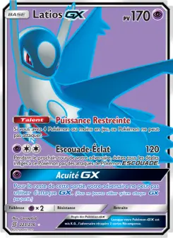 Carte Pokémon Latios GX
