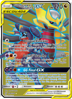 Carchacrok et Giratina GX