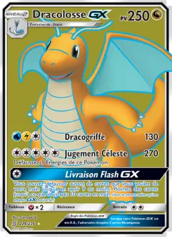 Carte Pokémon Dracolosse GX