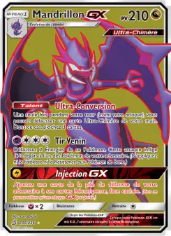 Carte Pokémon Mandrillon GX