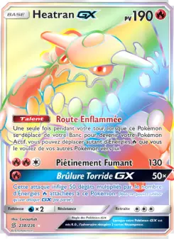 Carte Pokémon Heatran GX
