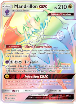 Carte Pokémon Mandrillon GX