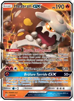 Carte Pokémon Heatran GX