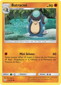 Carte Pokémon Batracné