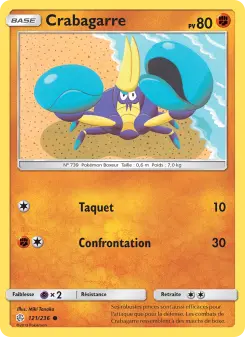 Carte Pokémon Crabagarre