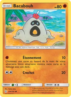 Carte Pokémon Bacabouh