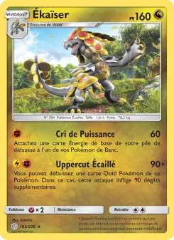 Photo carte Pokemon Ékaïser Éclipse Cosmique 163/236