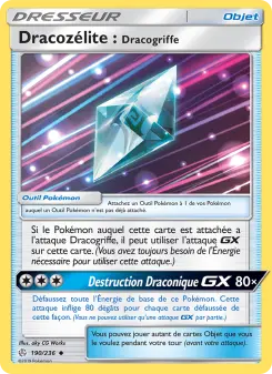 Photo carte Pokemon Dracozélite : Dracogriffe Éclipse Cosmique 190/236