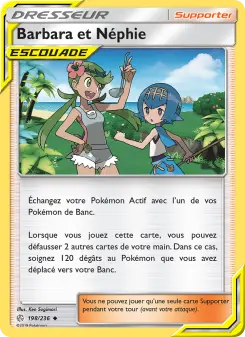 Carte Pokémon Barbara et Néphie