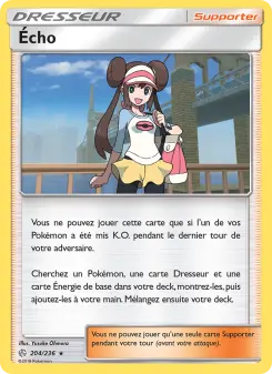 Carte Pokémon Écho