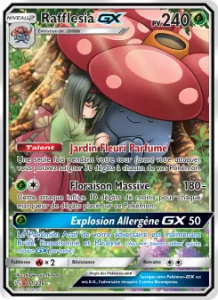 Carte Pokémon Rafflesia GX
