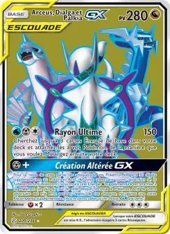 Carte Pokémon Arceus. Dialga et Palkia GX
