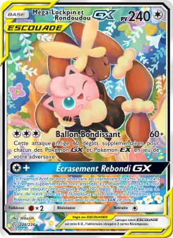 Carte Pokémon Méga-Lockpin et Rondoudou GX