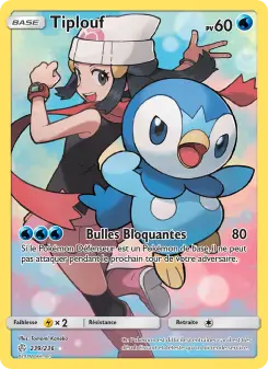 Photo carte Pokemon Tiplouf Éclipse Cosmique 239/236