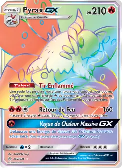 Carte Pokémon Pyrax GX