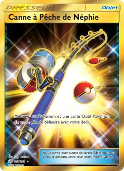 Carte Pokémon Canne à Pêche de Néphie