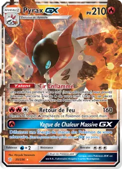 Carte Pokémon Pyrax GX
