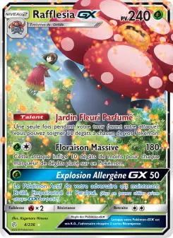 Carte Pokémon Rafflesia GX