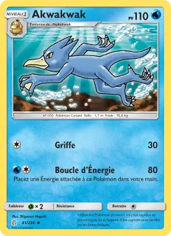 Photo carte Pokemon Akwakwak Éclipse Cosmique 41/236