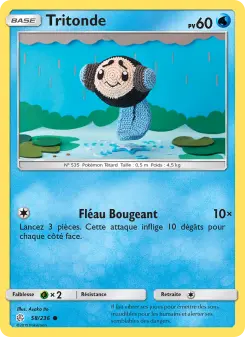 Carte Pokémon Tritonde