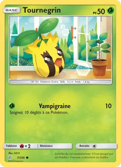 Carte Pokémon Tournegrin