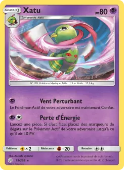 Photo carte Pokemon Xatu Éclipse Cosmique 79/236